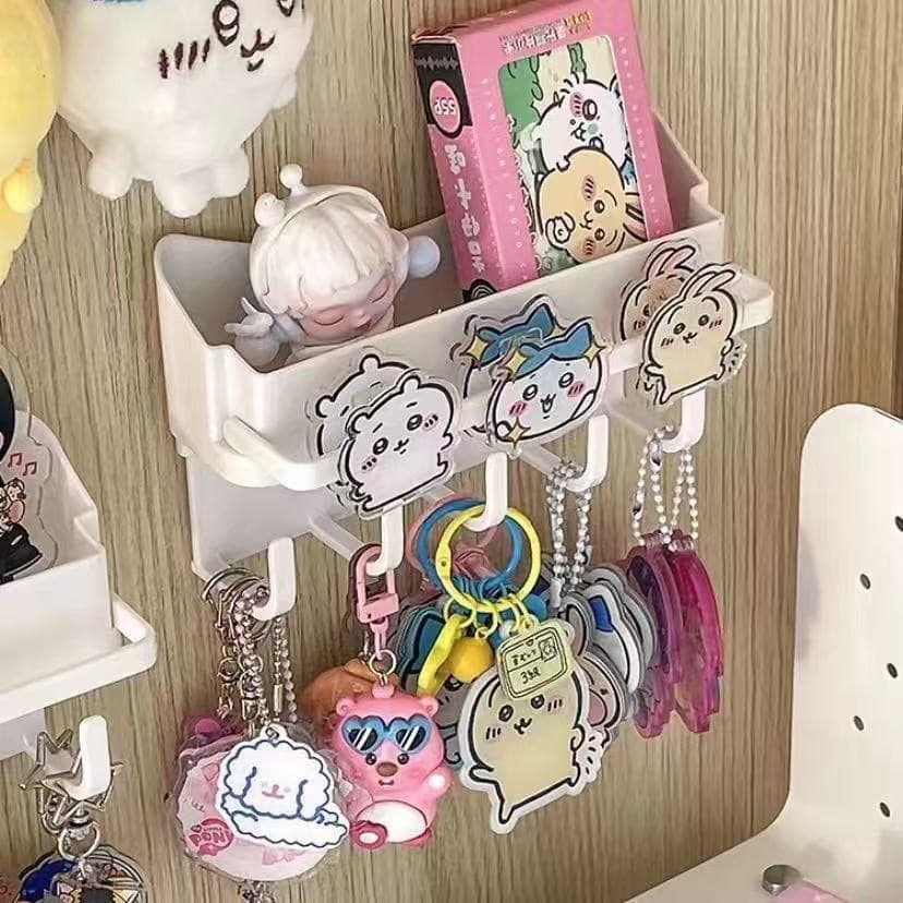 グッズ収納 多機能ぬいぐるみキーホルダー専用収納ラック