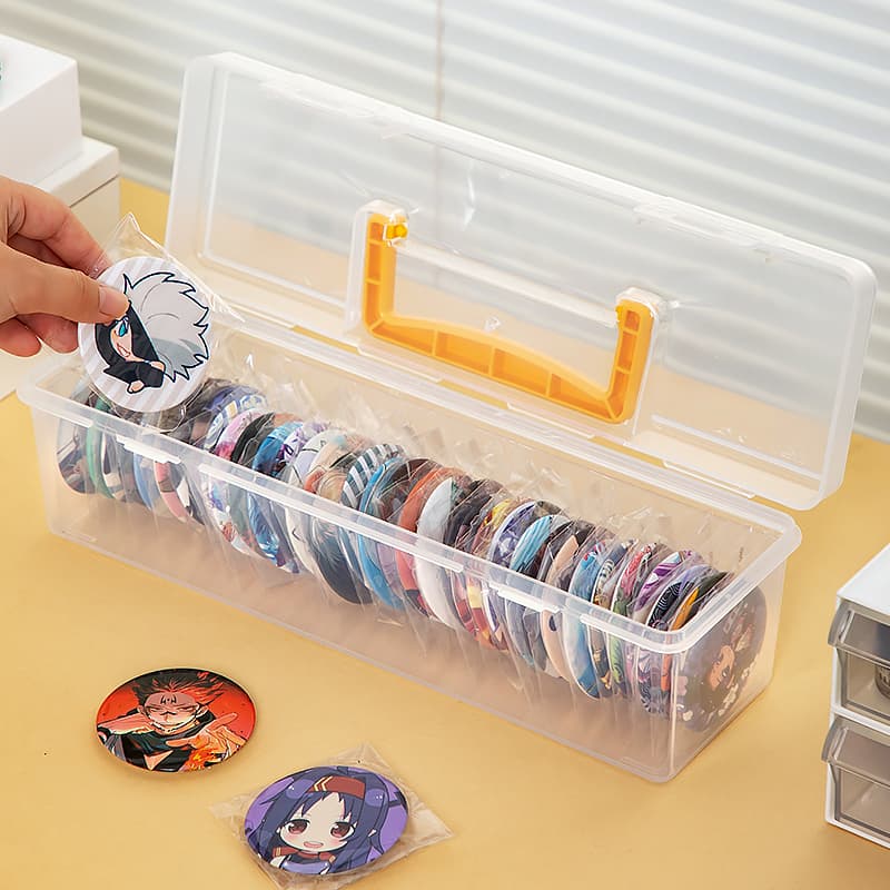 グッズ収納 アニメ缶バッジ収納整理ケース