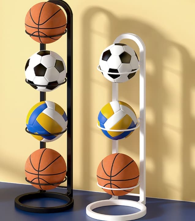グッズ収納 スポーツボール収納スリムラック
