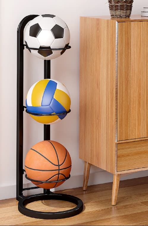 グッズ収納 スポーツボール収納スリムラック