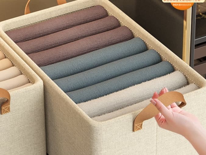 頑丈フレーム付きグッズ収納仕切りボックス