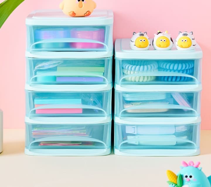 透明引出し式グッズ収納ケース