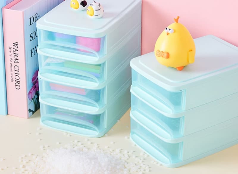 透明引出し式グッズ収納ケース