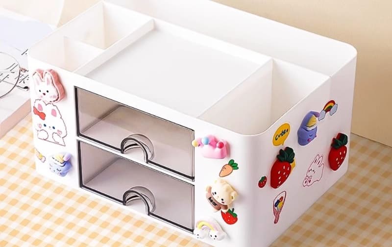 グッズ収納 かわいい文具収納ボックス