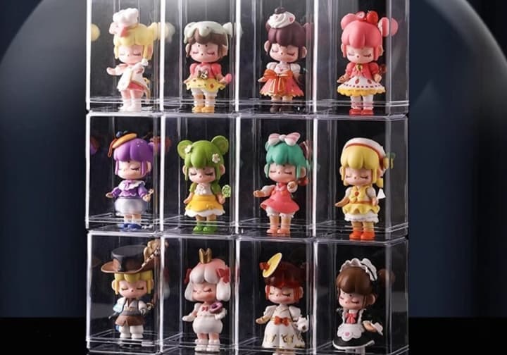 グッズ収納 積み重ね可能 防塵アクリルケース