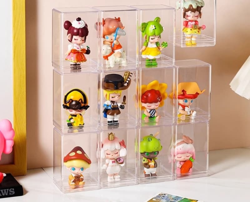 グッズ収納 積み重ね可能 防塵アクリルケース