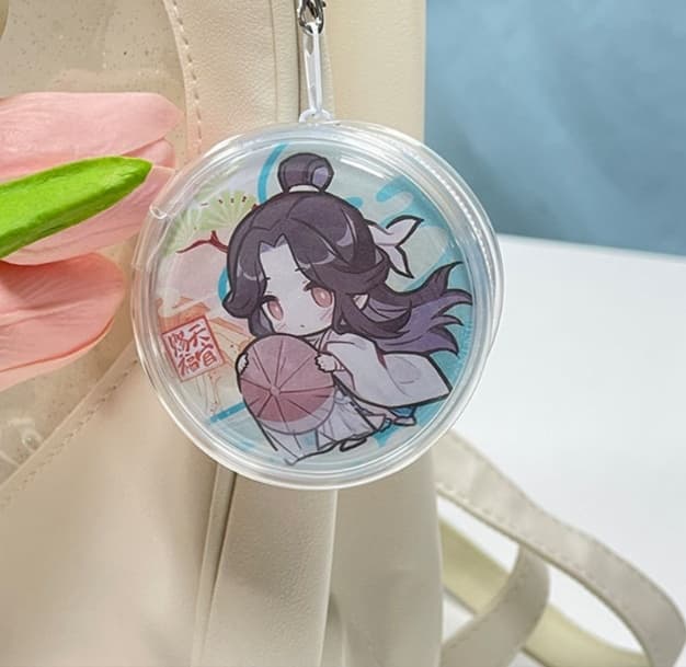 グッズ収納 アニメキャラクター 丸型マルチポーチ