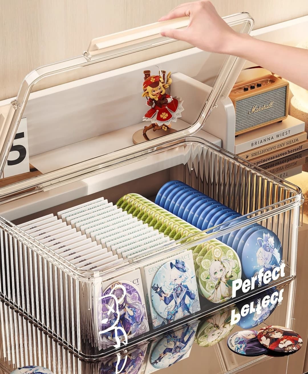 グッズ収納 積み重ね透明収納ケース
