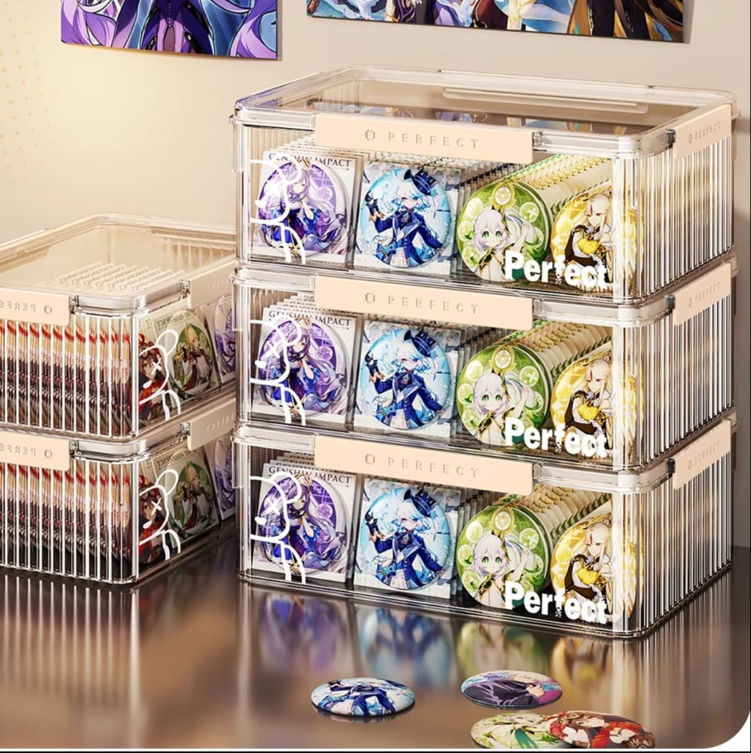 グッズ収納 積み重ね透明収納ケース