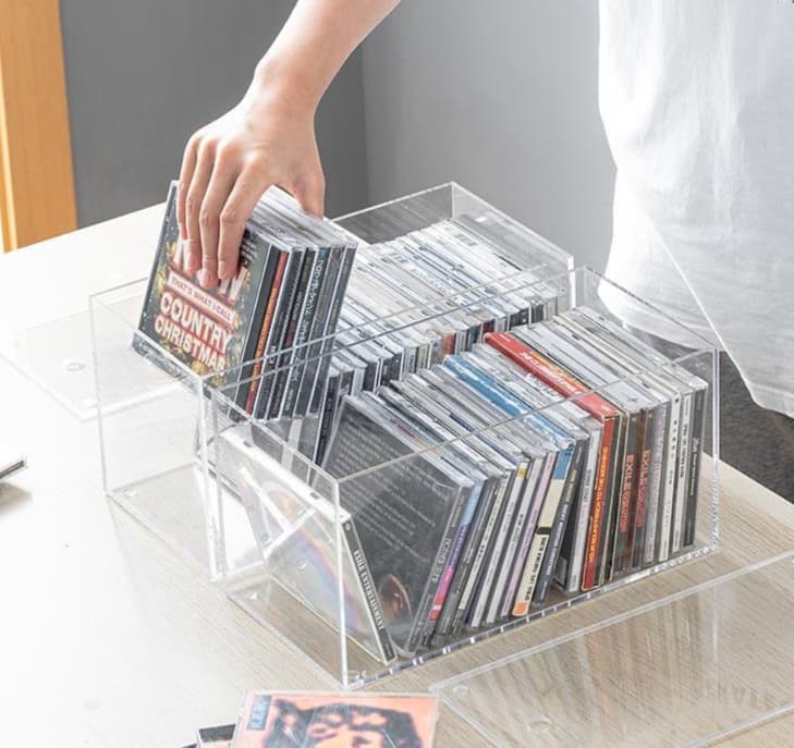 グッズ収納 縦置き型 防塵アクリルディスクケース