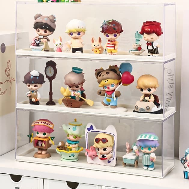 グッズ収納 積み重ね透明ケースコレクション
