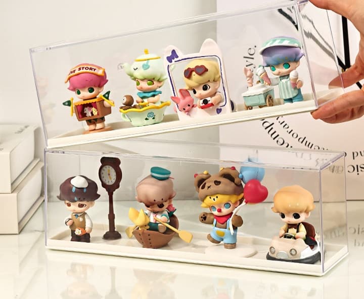 グッズ収納 積み重ね透明ケースコレクション