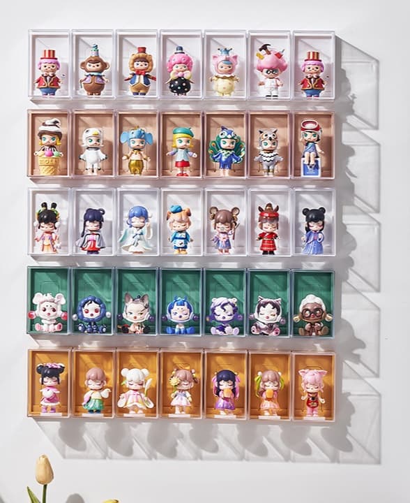 グッズ収納 透明ウォール コレクション ボックス