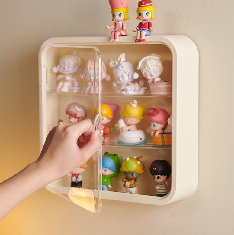 グッズ収納 壁掛け透明フィギュアコレクションケース