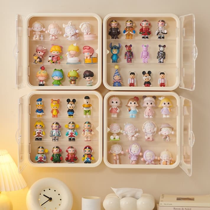 グッズ収納 壁掛け透明フィギュアコレクションケース