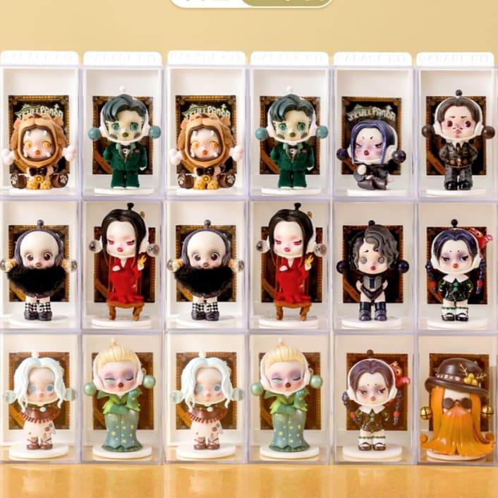 グッズ収納 小さな人形コレクション透明展示ケース