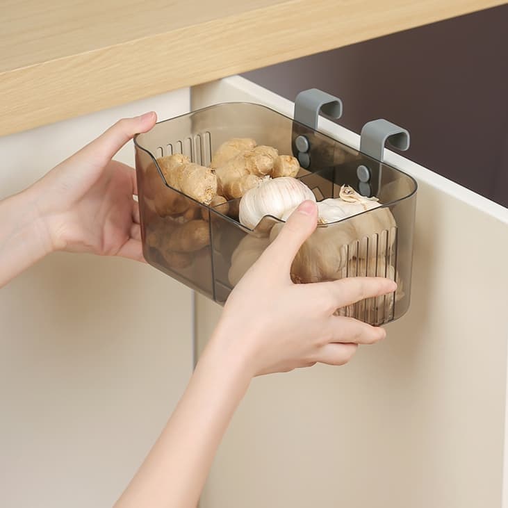 グッズ収納 壁掛け式キッチン収納ケース