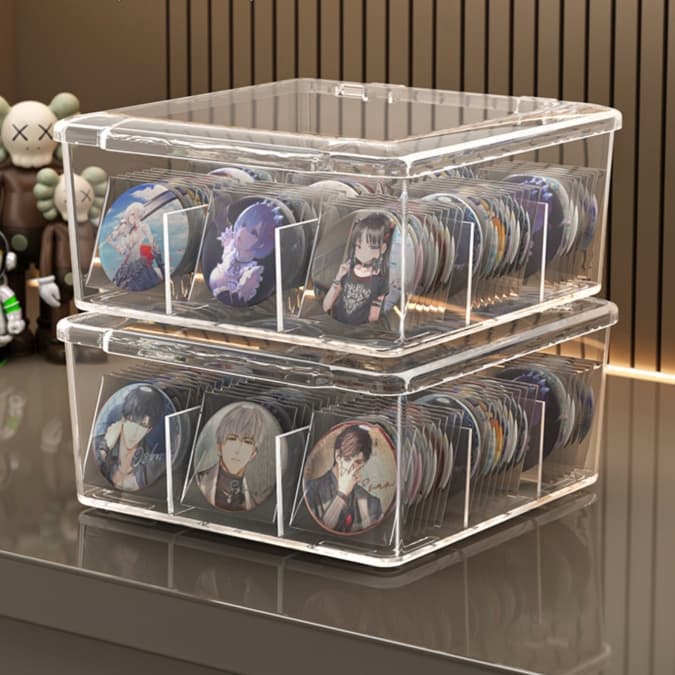グッズ収納 整理美人 缶バッジコレクション収納ケース