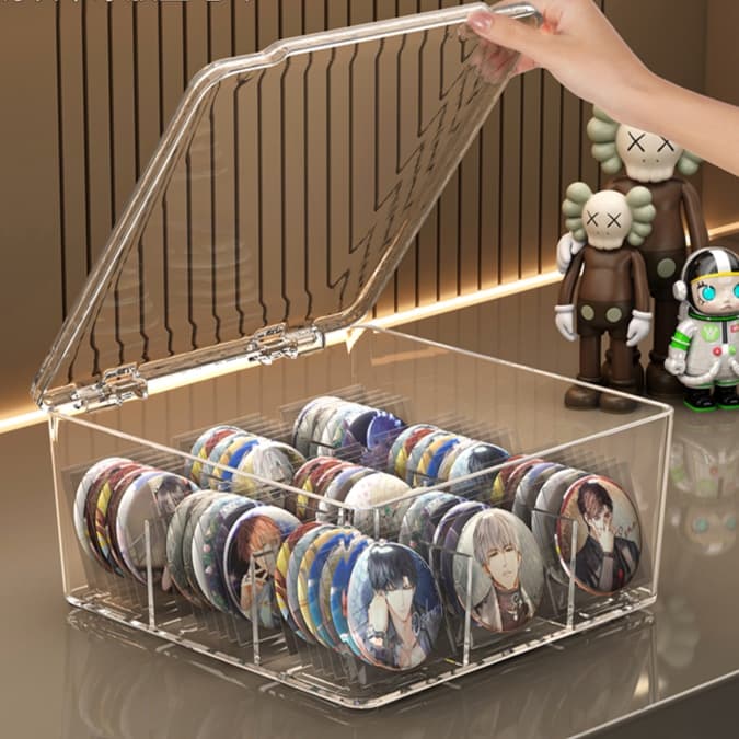 グッズ収納 整理美人 缶バッジコレクション収納ケース
