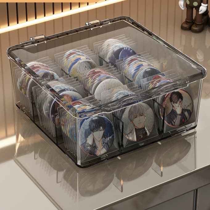 グッズ収納 整理美人 缶バッジコレクション収納ケース
