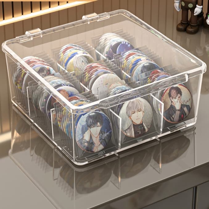 グッズ収納 整理美人 缶バッジコレクション収納ケース