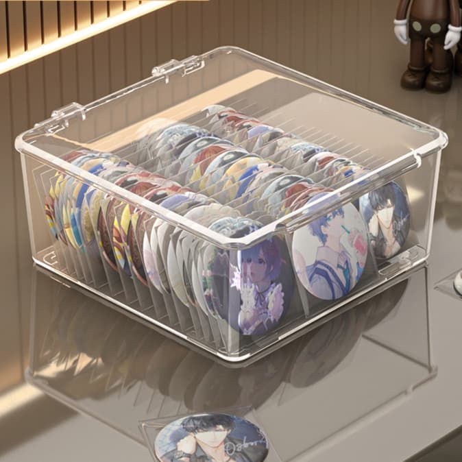 グッズ収納 整理美人 缶バッジコレクション収納ケース