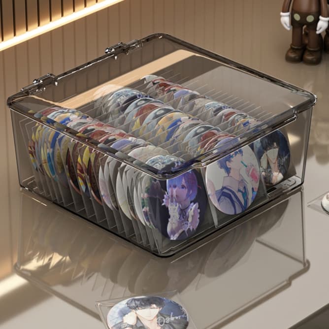 グッズ収納 整理美人 缶バッジコレクション収納ケース