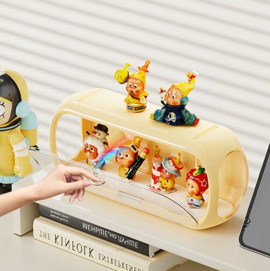グッズ収納 透明ショーケース風フィギュア収納箱