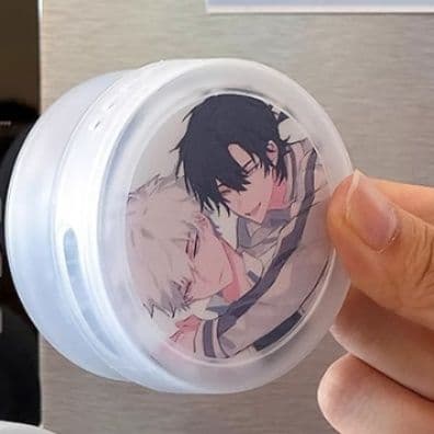 グッズ収納 マグネット付き缶バッジ収納ケース