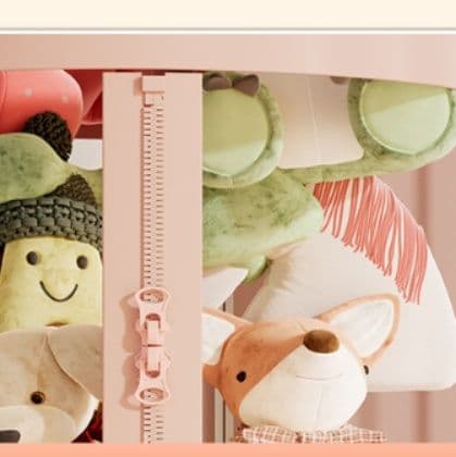 グッズ収納 透明円筒型ぬいぐるみタワー収納ボックス