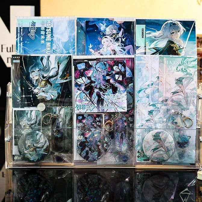 グッズ収納 透明多段式収納飾り棚