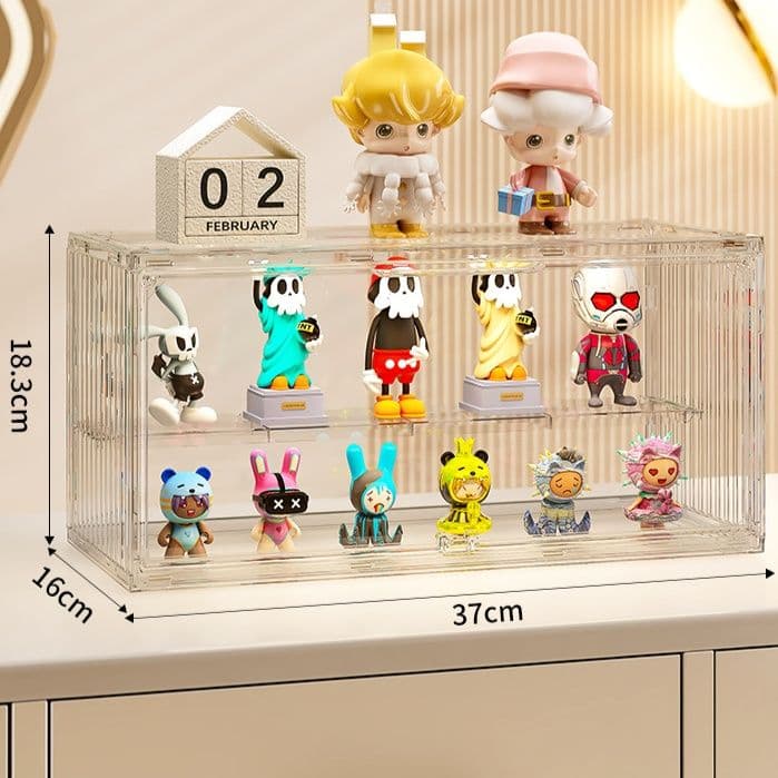 グッズ収納推し活 推しフィギュア三段式透明収納飾り棚