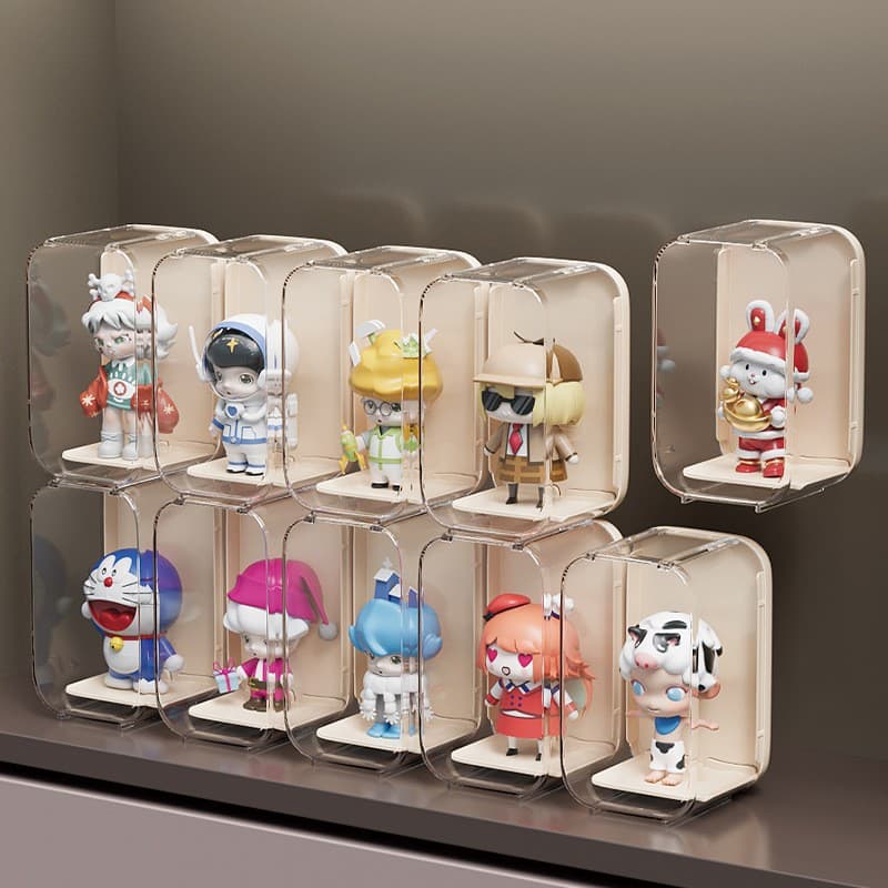 グッズ収納 アクリルフィギュア専用 透明ディスプレイケース
