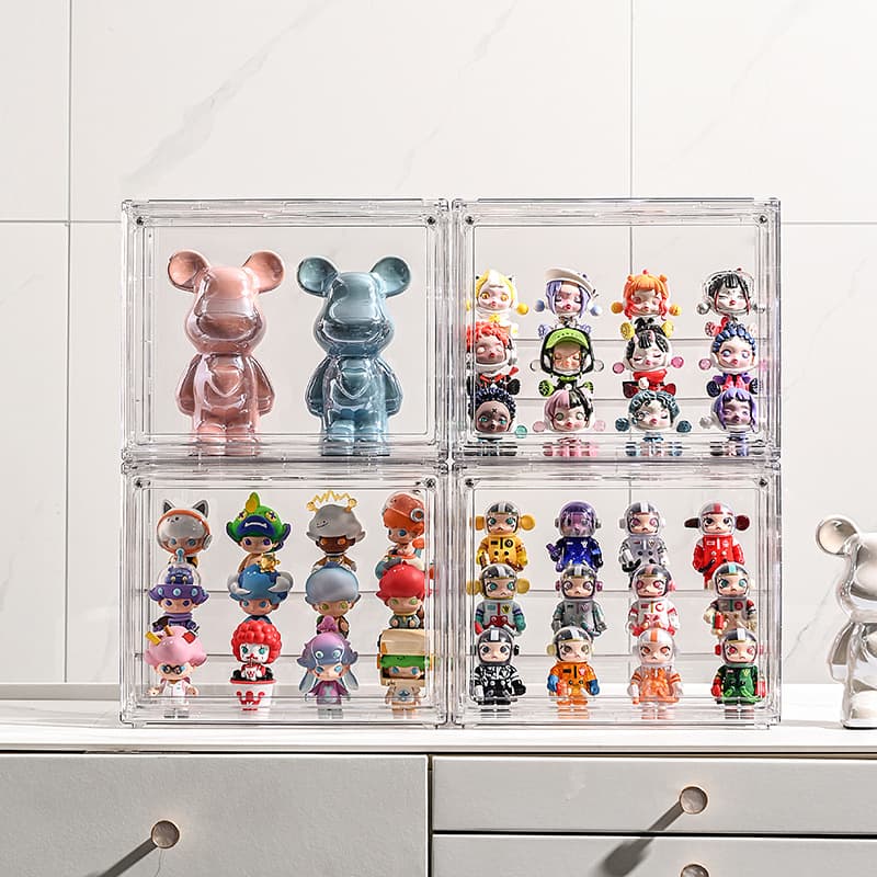 グッズ収納 積み重ね可能 アクリルコレクションケース
