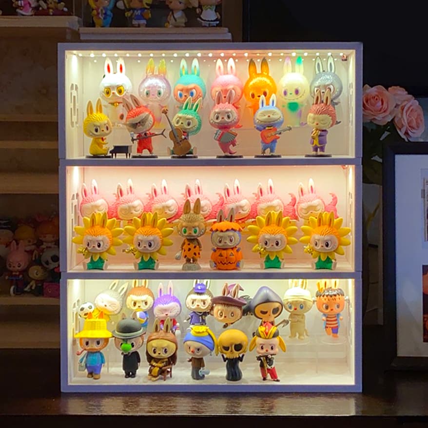 グッズ収納 アクリルコレクション棚「かわいい夢見る収納」