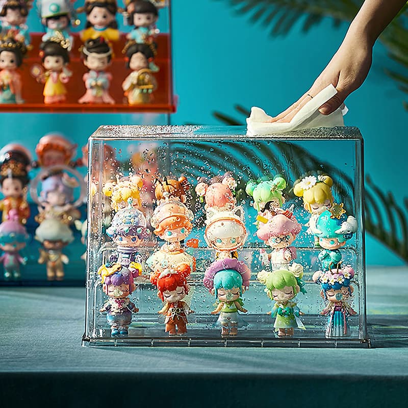 グッズ収納 積み重ねできる透明コレクションケース