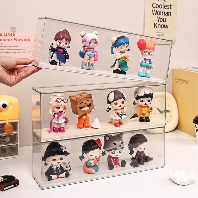 グッズ収納 アクリルコレクションケース 三段式