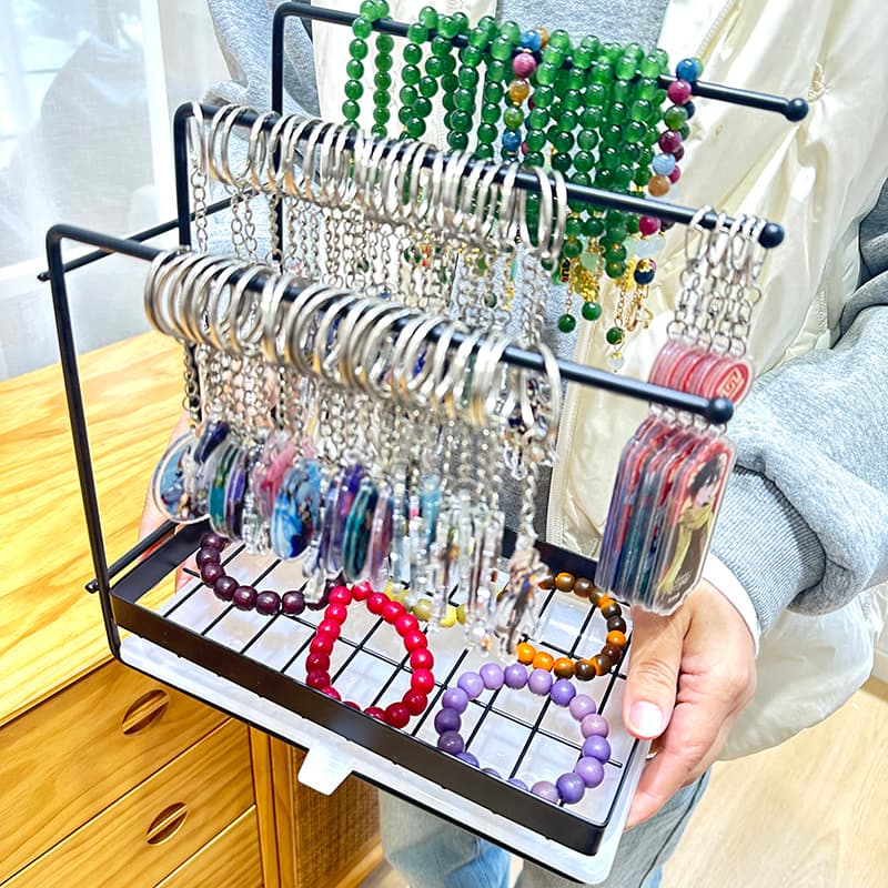 グッズ収納 多段式アクセサリー収納スタンド
