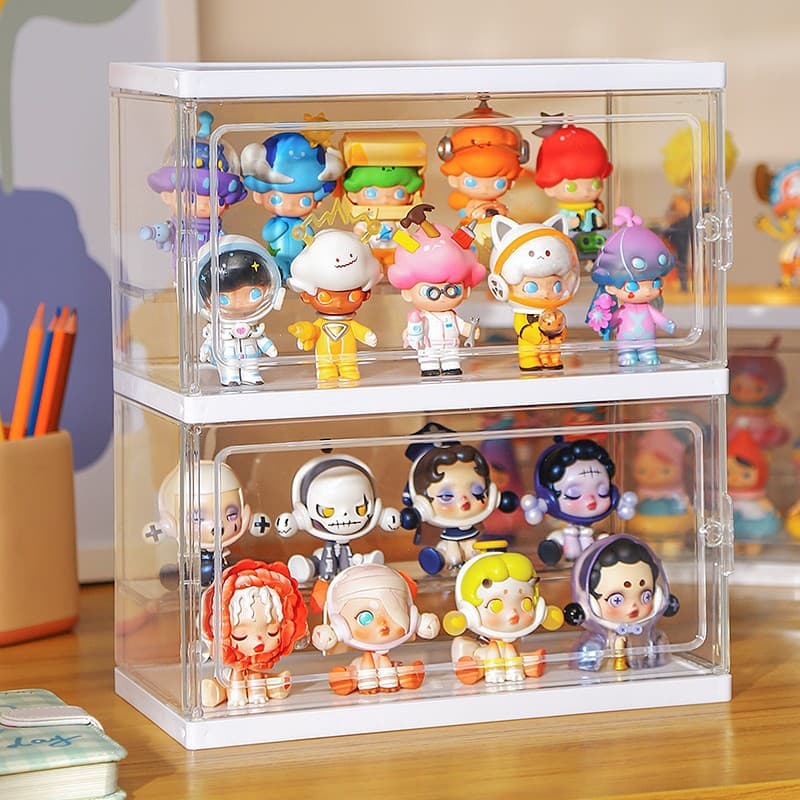 グッズ収納 積み重ね可能なフィギュアケース