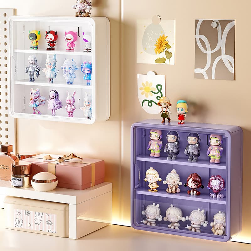 グッズ収納 壁掛け式アクリルフィギュア飾り棚