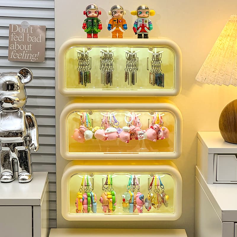 グッズ収納 アクリルディスプレイケース キーホルダー収納ラック