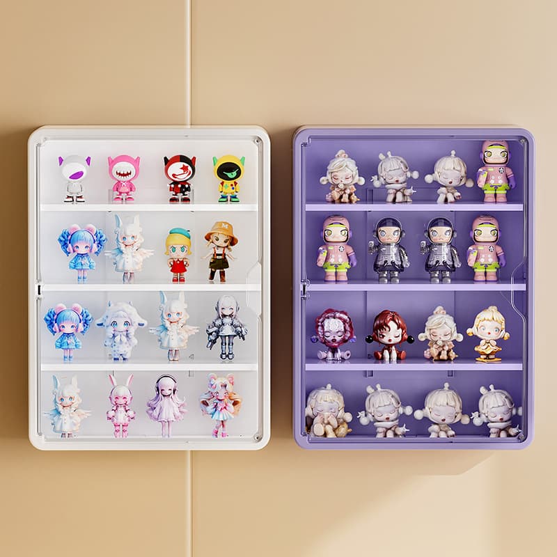 グッズ収納 壁掛け式アクリルフィギュア飾り棚