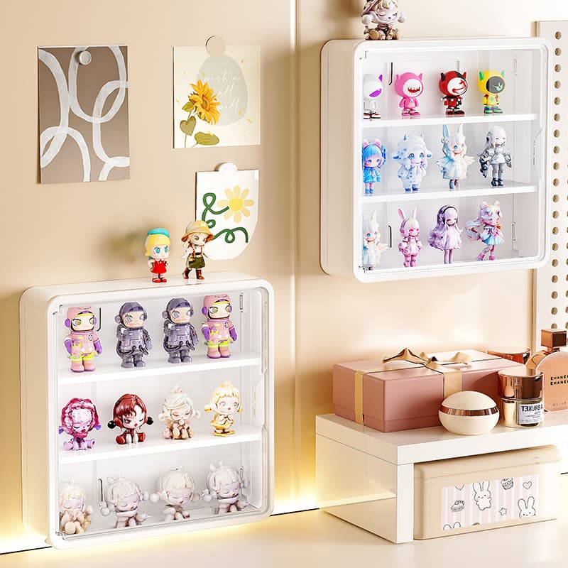 グッズ収納 壁掛け式アクリルフィギュア飾り棚