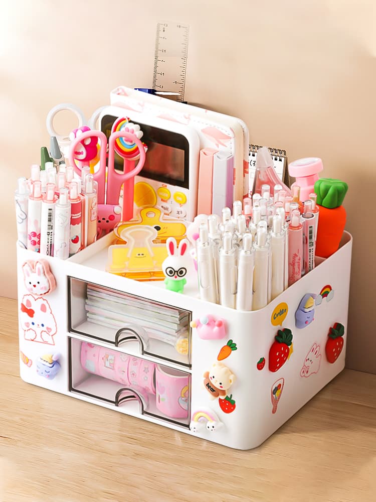 グッズ収納 かわいい文具収納ボックス
