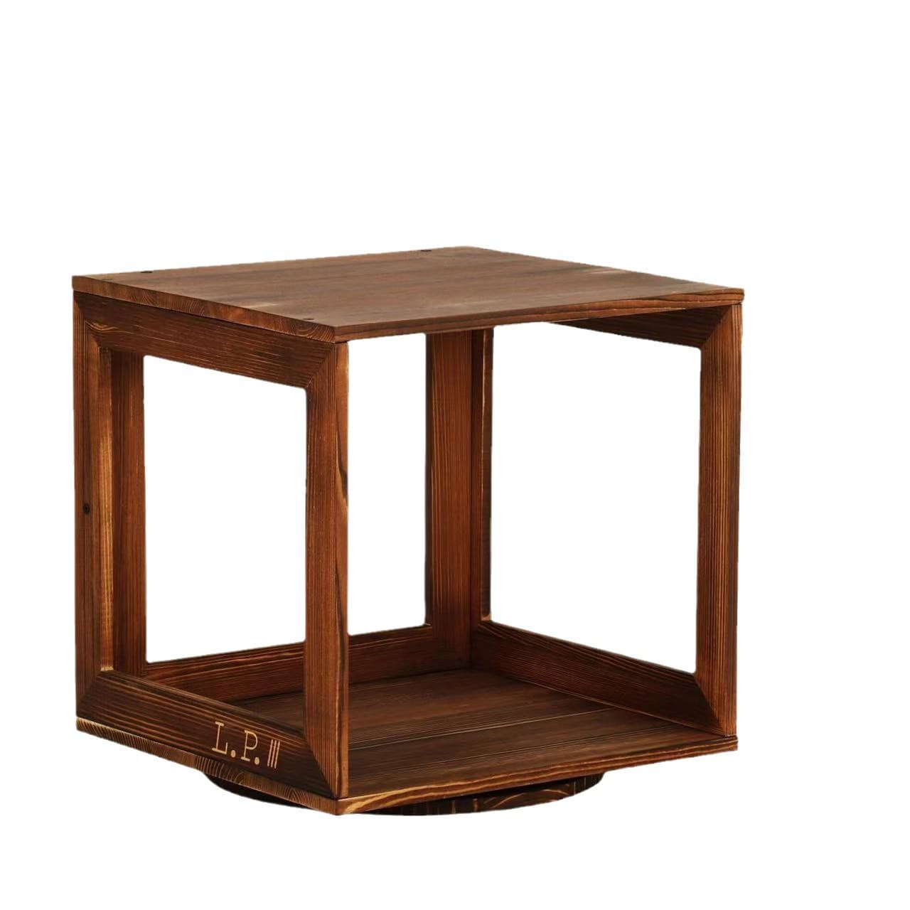 グッズ収納 回転式木目調マルチコレクションケース