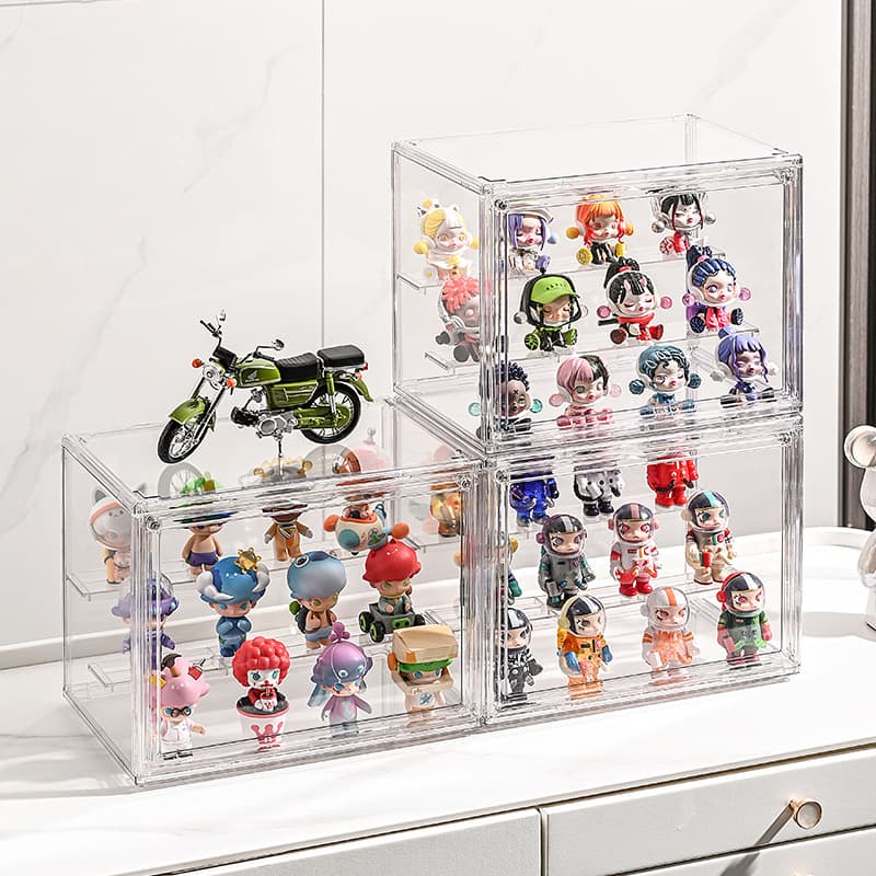 グッズ収納 積み重ね可能 アクリルコレクションケース