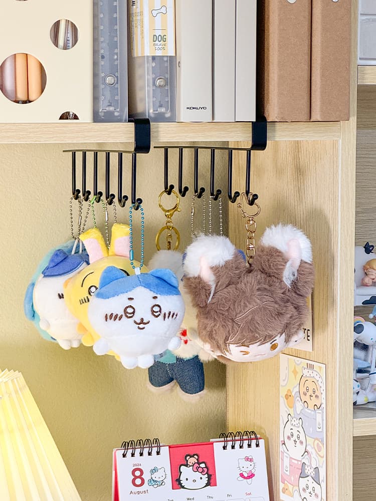 グッズ収納 吊り下げ式ぬいぐるみ整理ラック