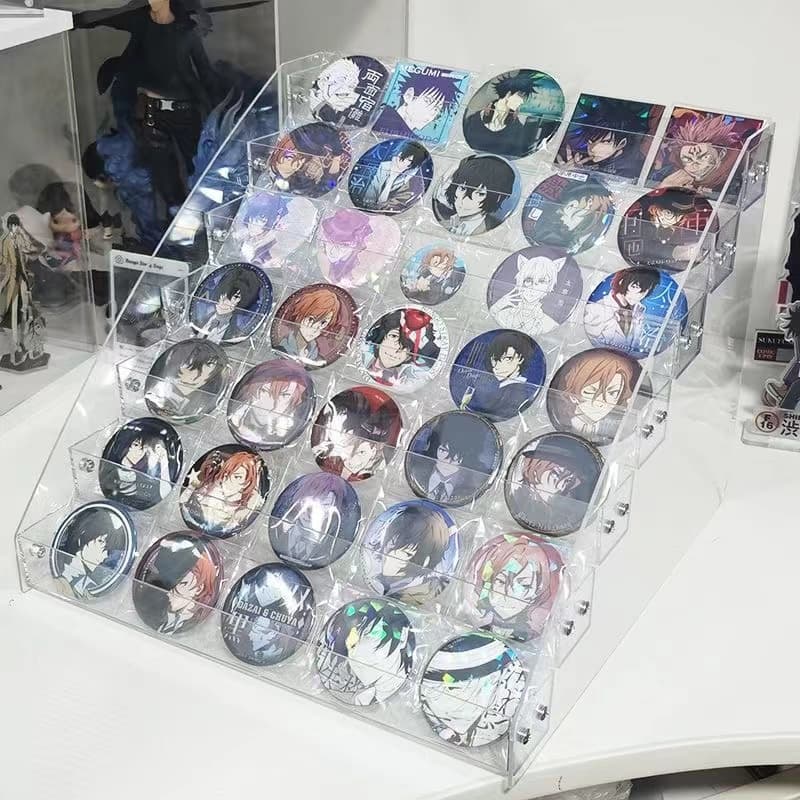 グッズ収納 積み重ね式透明コレクション展示ケース7段