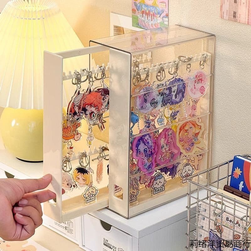 グッズ収納 透明アクリル多段式ディスプレイケース