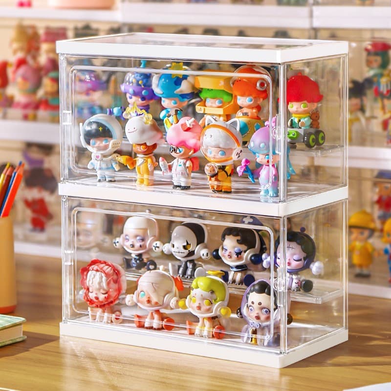 グッズ収納 積み重ね可能なフィギュアケース